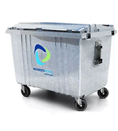 1700 liter afvalcontainer afmeting