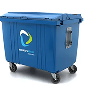 770 liter afvalcontainer afmeting