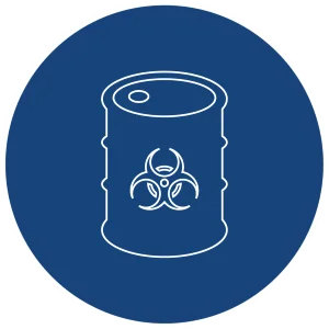 Chemisch afval container