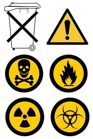chemisch afval symbool