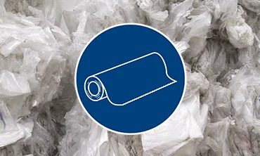 Perscontainer folie afval
