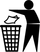 Restafval symbool